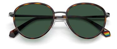 Men Polaroid Sunglasses: PLD 6150/S/X - Havana(2) - SpecSMART Eye Clinic (Front View)